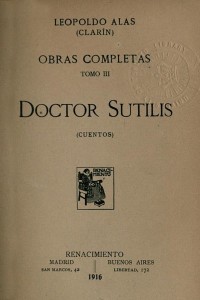 Doctor Angélicus - Leopoldo Alas Clarin