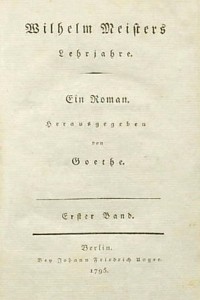 Wilhelm Meisters Lehrjahre - Goethe