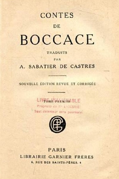 Contes de Boccace (Le Decameron)