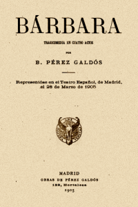 barbara - Benito Perez Galdos