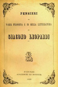 Zibaldone - Giacomo Leopardi