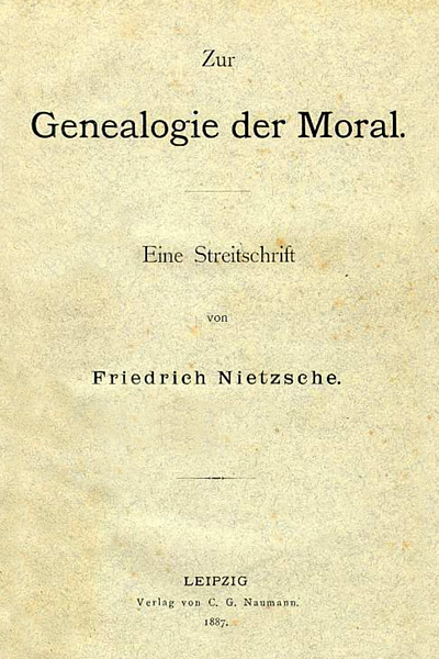 Zur Genealogie der Moral. Eine Streitschrift